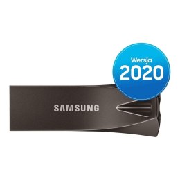 Pendrive Samsung BAR Plus 2020 256GB USB 3.1 Flash Drive 400 MB/s Titan Gray SAMSUNG