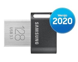Pendrive Samsung FIT Plus 2020 128GB USB 3.1 Flash Drive 400 MB/s Black SAMSUNG