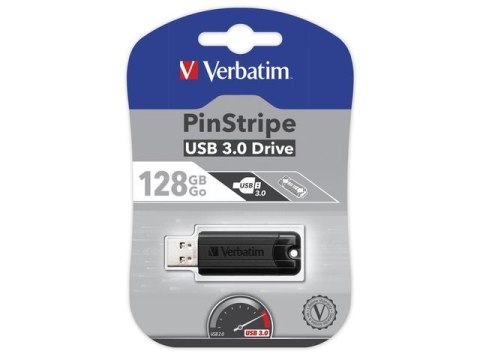 Pendrive Verbatim 128GB PinStripe USB 3.0 Verbatim Pendrive Verbatim 128GB PinStripe USB 3.0 Verbatim