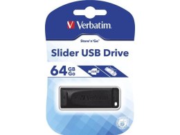 Pendrive Verbatim 64GB Slider USB 2.0 Verbatim