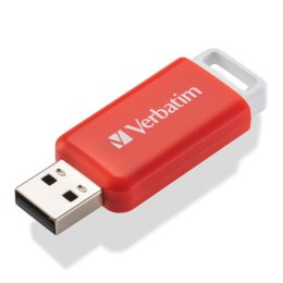 Pendrive Verbatim DataBar 16GB USB 2.0 Red Verbatim