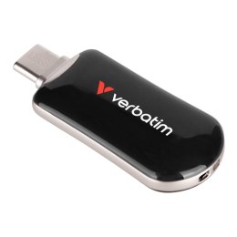 Pendrive Verbatim Plectra 128GB USB-C 3.0 Black Verbatim