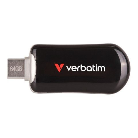 Pendrive Verbatim Plectra 64GB USB-C 3.0 Black Verbatim Pendrive Verbatim Plectra 64GB USB-C 3.0 Black Verbatim