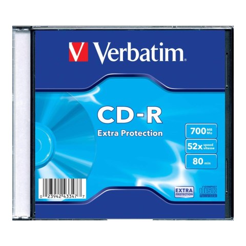 Płyta CD-R Verbatim 700MB Extra Protection (slim 1) Verbatim