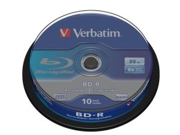 Płyty BD-R Verbatim 25GB X6 (Cake 10) Verbatim