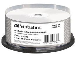 Płyty BD-R Verbatim 25GB X6 DL+ printable NO ID (Cake 25) Verbatim
