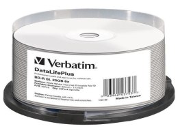 Płyty BD-R Verbatim 25GB X6 DL+ printable thermal NO ID (Cake 25) Verbatim