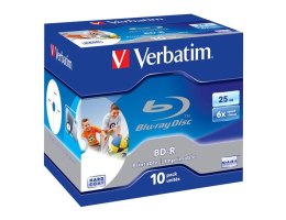 Płyty BD-R Verbatim 25GB X6 Printable (10 jewel case) Verbatim