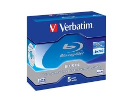 Płyty BD-R Verbatim 50GB X6 (5 Jewel Case) Verbatim