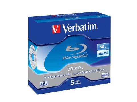 Płyty BD-R Verbatim 50GB X6 (5 Jewel Case) Verbatim Płyty BD-R Verbatim 50GB X6 (5 Jewel Case) Verbatim