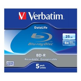 Płyty BD-R Verbatim Datalife 25GB 6x (Jewel Case 5) Verbatim