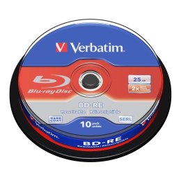 Płyty BD-RE Verbatim SL 25GB 2x Hard Coat (Spindle 10) Verbatim