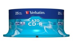 Płyty CD-R Verbatim 700MB AZO (Cake 25) Verbatim