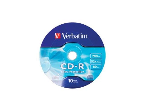 Płyty CD-R Verbatim 700MB Extra Protection Wrap (10 Spindel) Verbatim Płyty CD-R Verbatim 700MB Extra Protection Wrap (10 Spindel) Verbatim