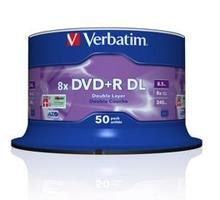 Płyty DVD+R Verbatim 8x 8,5GB  Cake 50 szt DL Verbatim