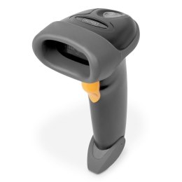 Czytnik kodów kreskowych DIGITUS bezprzewodowy Bluetooth, 1D i 2D, zgodny z kodami QR, stojak w zestawie Digitus