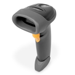 Czytnik kodów kreskowych DIGITUS przewodowy USB-RJ45 2m, 1D i 2D, zgodny z kodami QR, stojak w zestawie Digitus