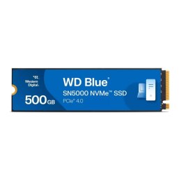 Dysk SSD WD Blue SN5000 500GB M.2 2280 PCIe NVMe (5000/4000 MB/s) WDS500G4B0E Sandisk