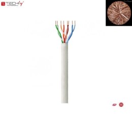 Kabel instalacyjny 100% miedź Intellinet skrętka Cat5e UTP drut, 305m biały Intellinet