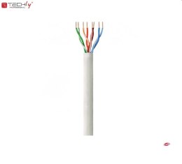 Kabel instalacyjny Intellinet skrętka Cat6 UTP drut SOHO CCA 305m, szary Intellinet