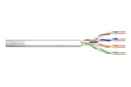 Kabel teleinformatyczny instalacyjny DIGITUS kat.5e, U/UTP, Eca, drut, AWG 24/1, PVC, 305m, szary, karton Digitus