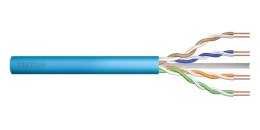 Kabel teleinformatyczny instalacyjny DIGITUS kat.6A, U/UTP, Dca, AWG 23/1, LSOH, 50m, niebieski, ofoliowany Digitus