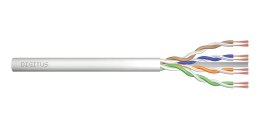 Kabel teleinformatyczny patchcordowy DIGITUS kat.6, U/UTP, linka, AWG 26/7, LSOH, 305m, szary, karton Digitus