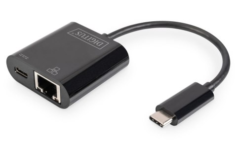 Karta sieciowa DIGITUS przewodowa USB 3.0 Typ C do RJ45 Gigabit Ethernet oraz 1xUSB Typ C z PD 2.0 Digitus Karta sieciowa DIGITUS przewodowa USB 3.0 Typ C do RJ45 Gigabit Ethernet oraz 1xUSB Typ C z PD 2.0 Digitus