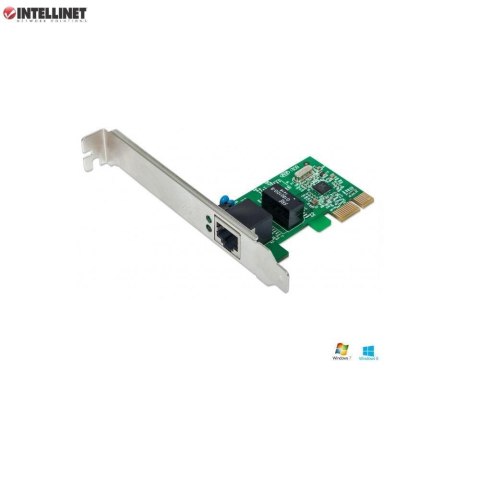 Karta sieciowa Intellinet 10/100/1000 RJ45 Gigabit na PCI Express Intellinet Karta sieciowa Intellinet 10/100/1000 RJ45 Gigabit na PCI Express Intellinet
