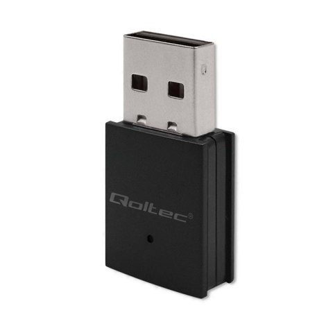 Karta sieciowa Mini Wi-Fi Qoltec Bezprzewodowy BT 4.0 | Standard N Qoltec