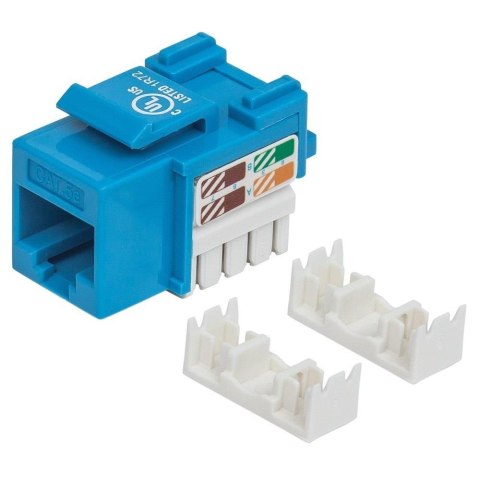 Moduł Keystone Intellinet RJ45 UTP Cat.5e, niebieski Intellinet Moduł Keystone Intellinet RJ45 UTP Cat.5e, niebieski Intellinet