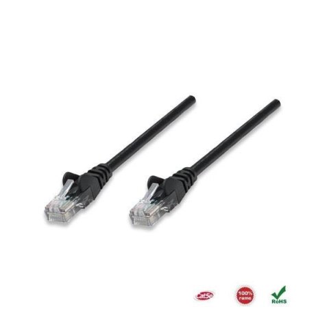 PatchCord 100% miedź Intellinet Cat.5e UTP, 2m, czarny Intellinet PatchCord 100% miedź Intellinet Cat.5e UTP, 2m, czarny Intellinet
