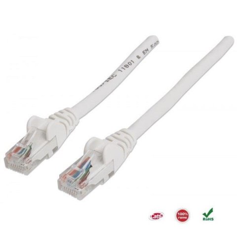 PatchCord 100% miedź Intellinet Cat.6 UTP, 0,5m, biały Intellinet PatchCord 100% miedź Intellinet Cat.6 UTP, 0,5m, biały Intellinet
