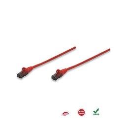 PatchCord 100% miedź Intellinet Cat.6 UTP, 0,5m, czerwony Intellinet