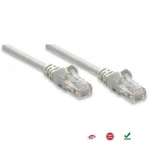PatchCord 100% miedź Intellinet Cat.6 UTP, 0,5m, szary Intellinet PatchCord 100% miedź Intellinet Cat.6 UTP, 0,5m, szary Intellinet