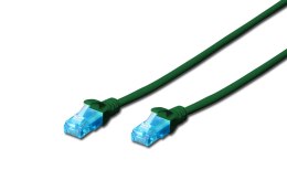 Patchcord DIGITUS UTP kat. 5e 0,25m PVC zielony Digitus