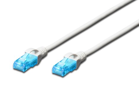 Patchcord DIGITUS UTP kat. 5e 0,5m PVC biały Digitus Patchcord DIGITUS UTP kat. 5e 0,5m PVC biały Digitus