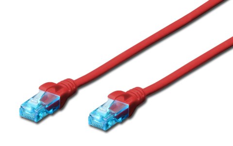Patchcord DIGITUS UTP kat. 5e 15m PVC czerwony Digitus Patchcord DIGITUS UTP kat. 5e 15m PVC czerwony Digitus