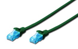 Patchcord DIGITUS UTP kat. 5e 15m PVC zielony Digitus