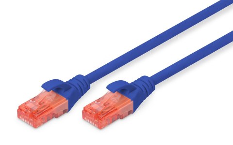 Patchcord DIGITUS UTP kat. 6 0,5m PVC niebieski Digitus Patchcord DIGITUS UTP kat. 6 0,5m PVC niebieski Digitus