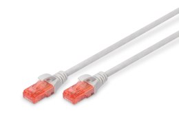 Patchcord DIGITUS UTP kat. 6 0,5m PVC szary Digitus