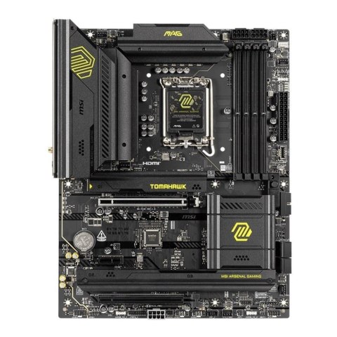 Płyta MSI MAG B860 TOMAHAWK WIFI /B860/DDR5/SATA3/M.2/TB4/WiFi/BT/PCIe5.0/s.1851/ATX MSI Płyta MSI MAG B860 TOMAHAWK WIFI /B860/DDR5/SATA3/M.2/TB4/WiFi/BT/PCIe5.0/s.1851/ATX MSI