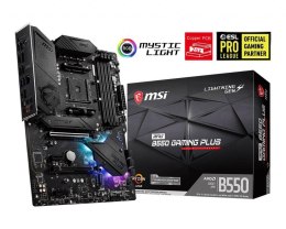 Płyta MSI MPG B550 GAMING PLUS /AMD B550/DDR4/SATA3/M.2/USB3.1/PCIe4.0/AM4/ATX MSI