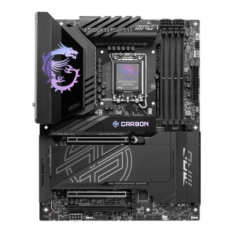 Płyta MSI MPG Z890 CARBON WIFI /Z890/DDR5/SATA3/M.2/TB4/WiFi/BT/PCIe5.0/s.1851/ATX MSI Płyta MSI MPG Z890 CARBON WIFI /Z890/DDR5/SATA3/M.2/TB4/WiFi/BT/PCIe5.0/s.1851/ATX MSI