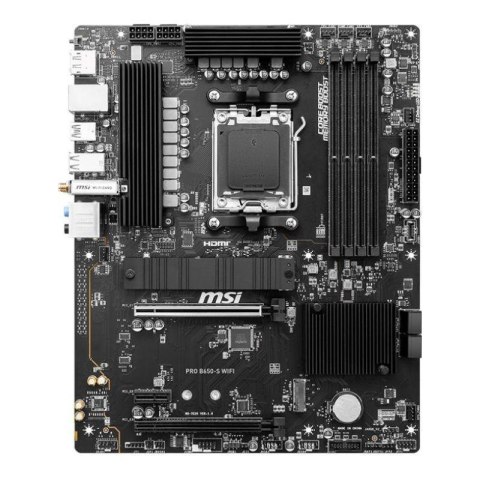 Płyta MSI PRO B650-S WIFI /AMD B650/DDR5/SATA3/M.2/USB3.2/WiFi/BT/PCIe4.0/AM5/ATX MSI Płyta MSI PRO B650-S WIFI /AMD B650/DDR5/SATA3/M.2/USB3.2/WiFi/BT/PCIe4.0/AM5/ATX MSI