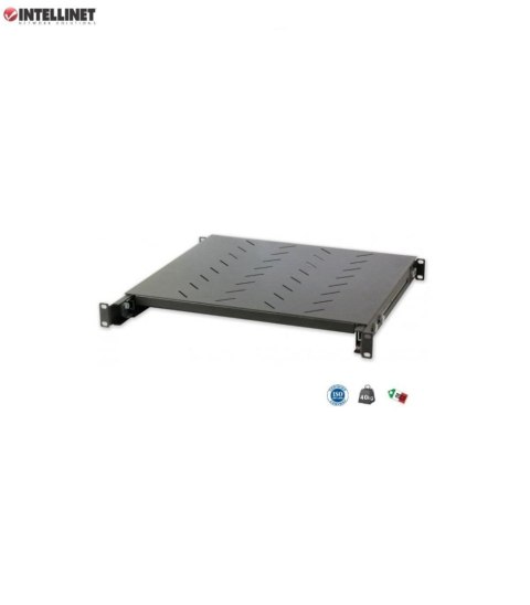 Półka do szafy 19" Intellinet 415mm 1U wysuwana 430-665m, czarna Intellinet Półka do szafy 19" Intellinet 415mm 1U wysuwana 430-665m, czarna Intellinet