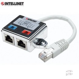Rozdzielacz Intellinet RJ45x2 ekaranowany Intellinet