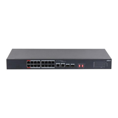 Switch niezarządzalny Dahua S3218-16ET-135 16x10/100M 2x10/100/1000M PoE 2xSFP Combo DAHUA Switch niezarządzalny Dahua S3218-16ET-135 16x10/100M 2x10/100/1000M PoE 2xSFP Combo DAHUA