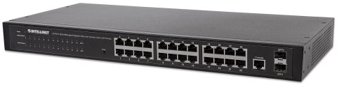 Switch zarządzalny Intellinet 24x 10/100/1000 Mbps + 2x slot SFP Rack 19" Intellinet Switch zarządzalny Intellinet 24x 10/100/1000 Mbps + 2x slot SFP Rack 19" Intellinet