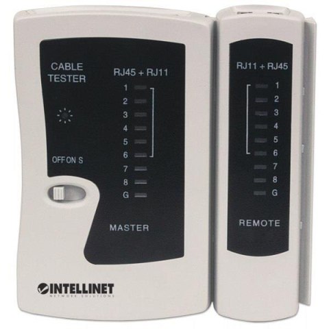 Tester okablowania Intellinet RJ45/12/11 PROLAN Intellinet Tester okablowania Intellinet RJ45/12/11 PROLAN Intellinet